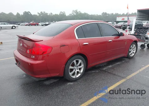 2006 Infiniti G35 из США, поврежденный, VIN JNKCV51EX6M500107